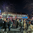 Crowds in St John's Place